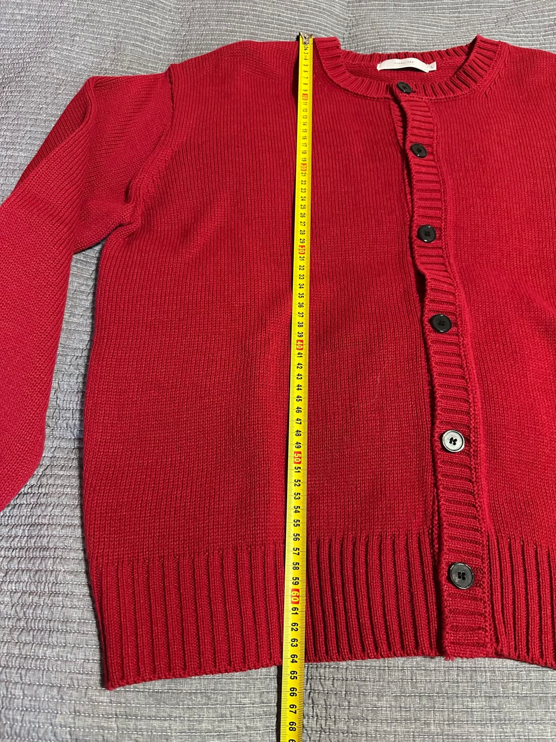 (L) 시그니처 가디건 레드 상품이미지2