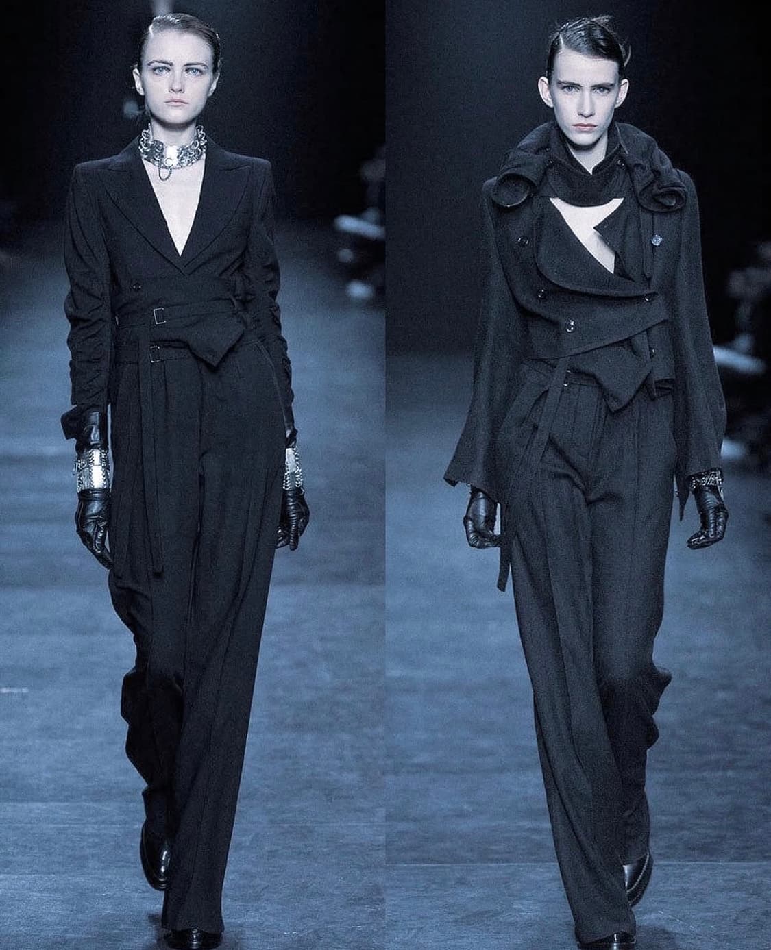 Ann Demeulemeester Fall 2010 페이퍼백 벨트 팬츠 상품이미지1