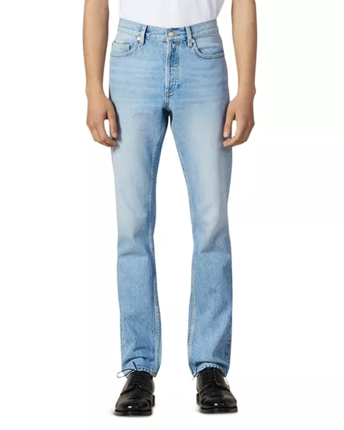 산드로 슬림핏 라이트 블루 데님 청바지 상품이미지1