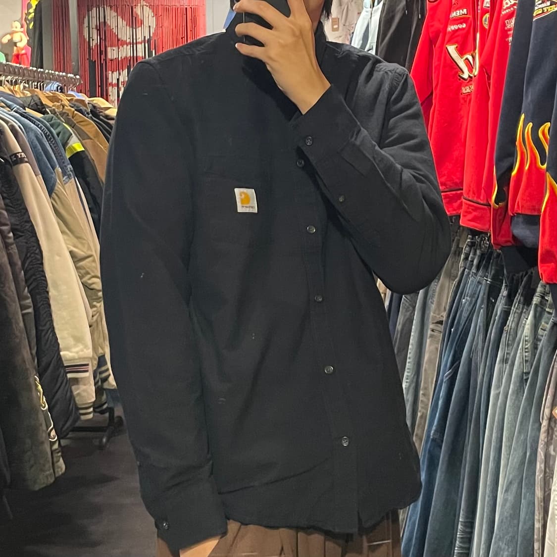 [IM] carhartt 칼하트 블랙 긴팔셔츠 상품이미지5