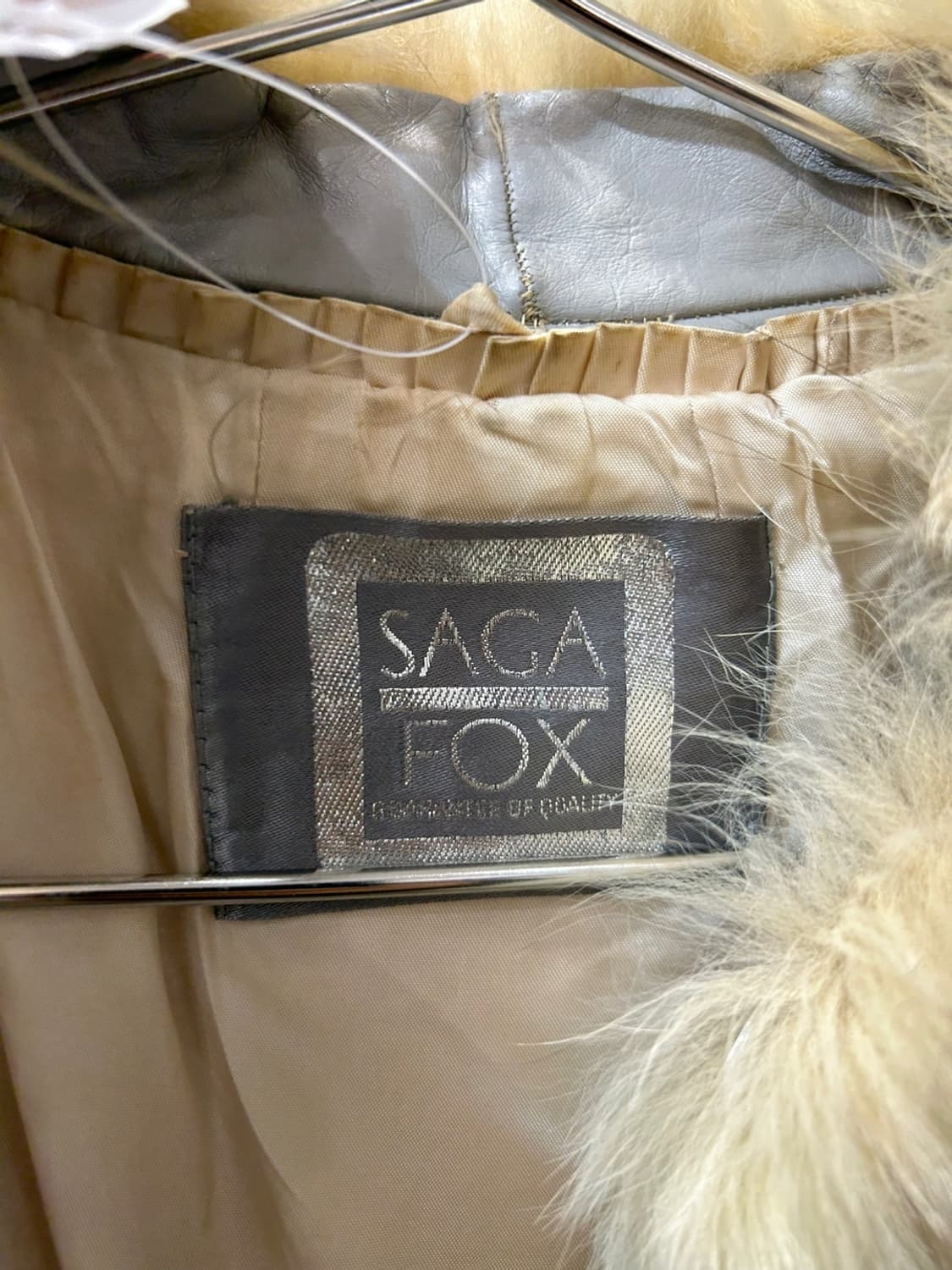 사가폭스 퍼 코트 상품이미지3