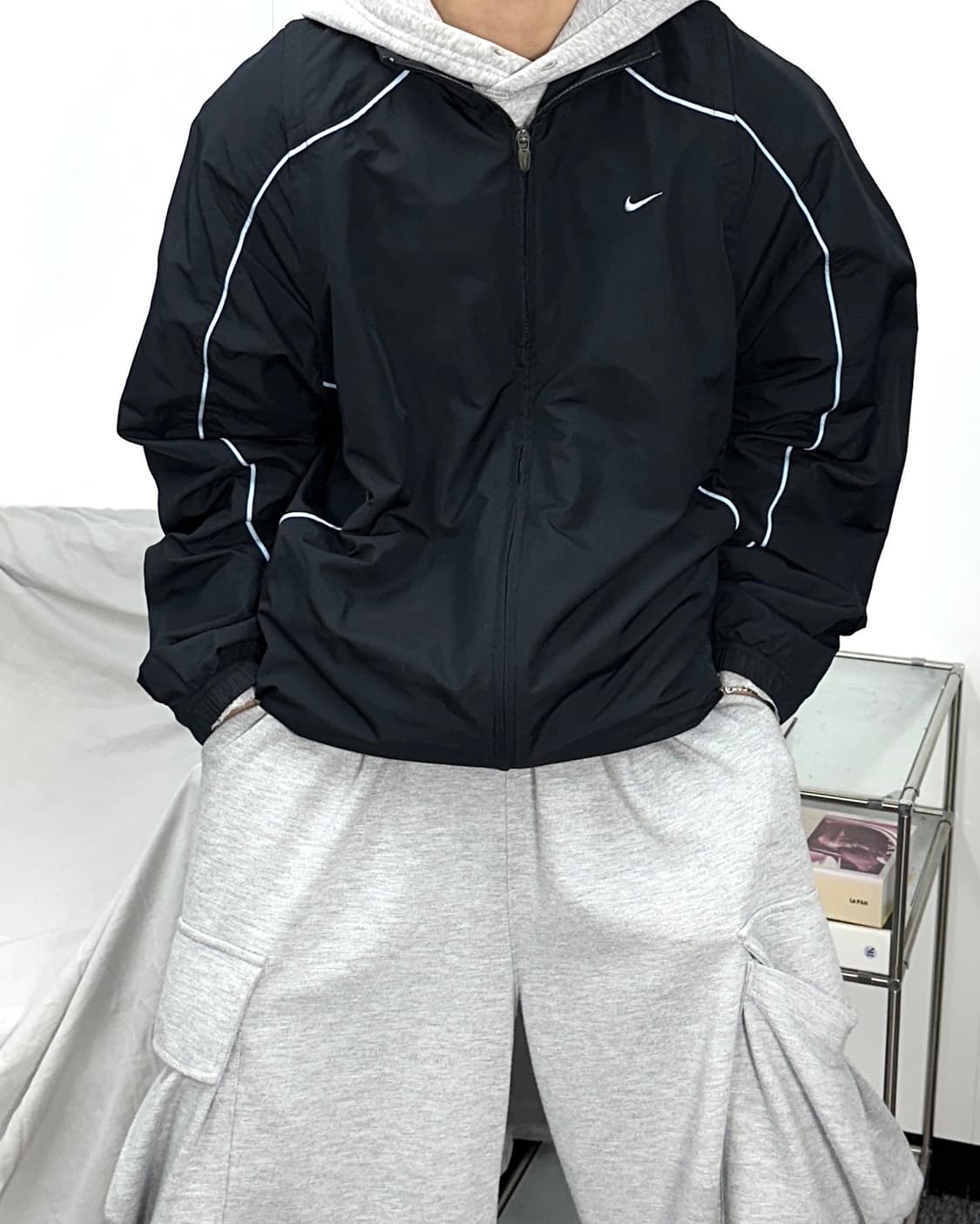 나이키 00s 블랙 바람막이 2XL 상품이미지1