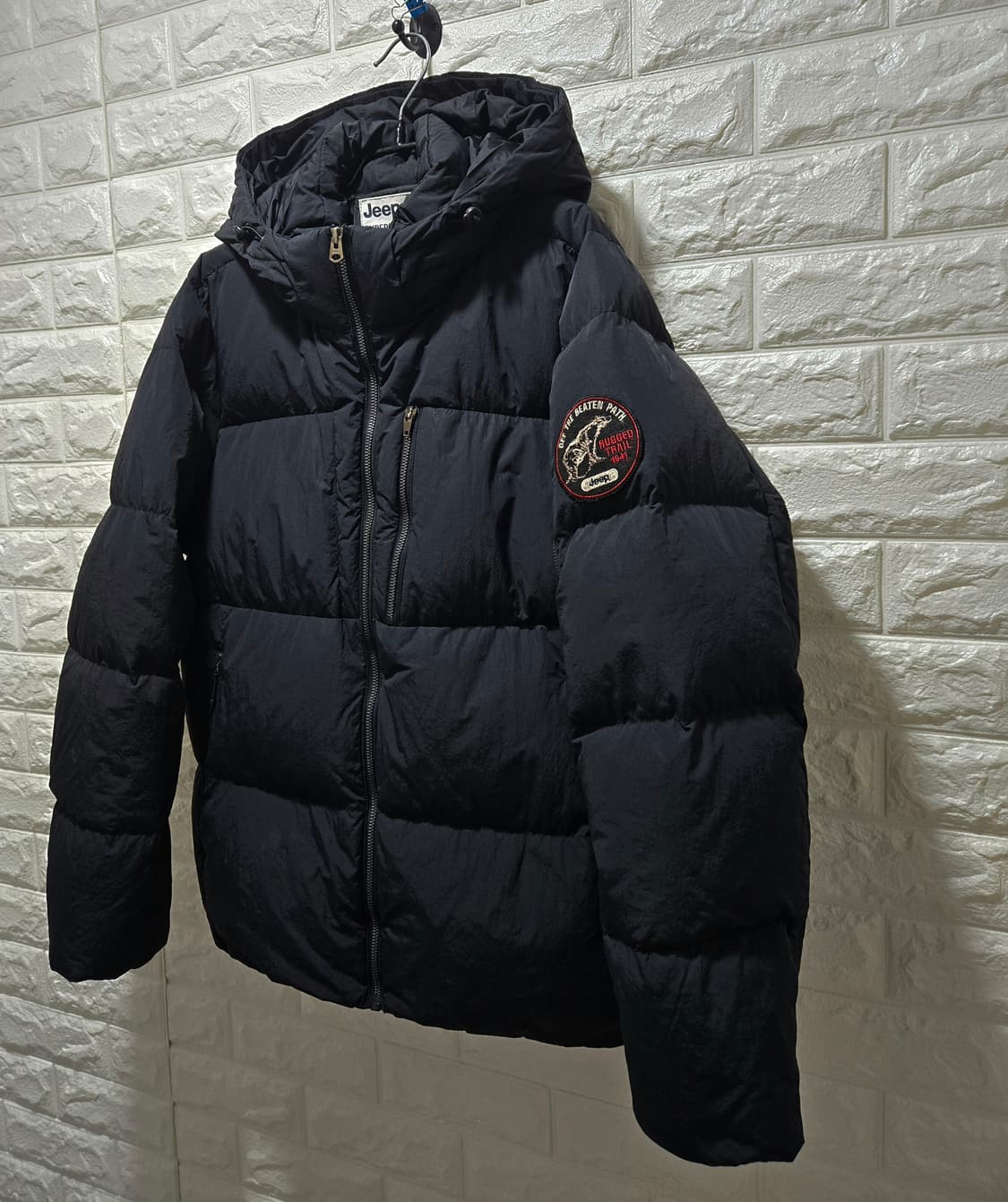 지프 지퍼포켓 방수 덕다운 패딩점퍼 100~105 상품이미지4