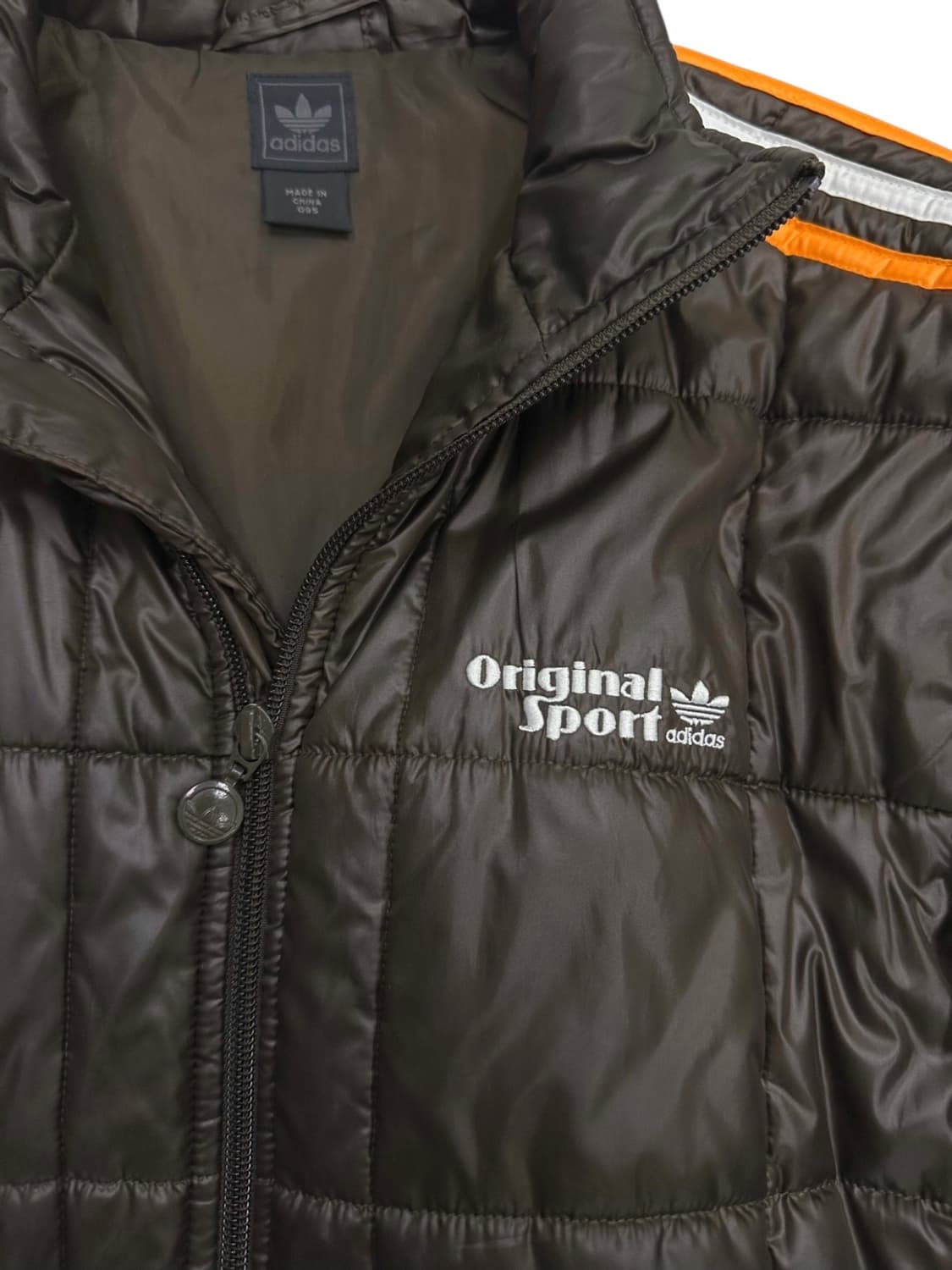 아디다스 올드스쿨 패딩 자켓 브라운 (M)  상품이미지4