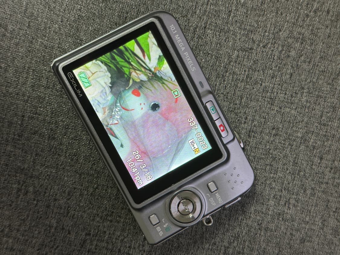 르세라핌 은채 디카 📸카시오 엑슬림 EX-Z1080 실버 상품이미지5