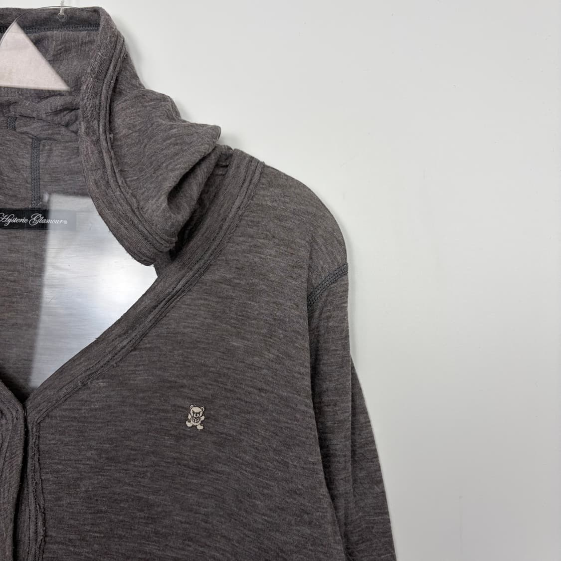 히스테릭글래머 후드 니트 가디건 상품이미지3