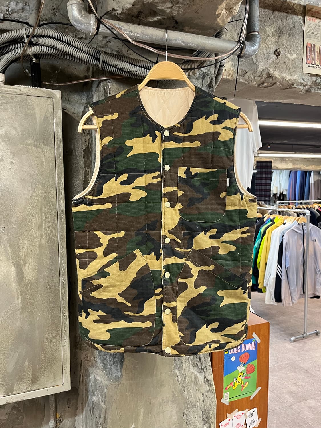 바스틱 카모 리버시블 베스트 #csz2674 상품이미지1