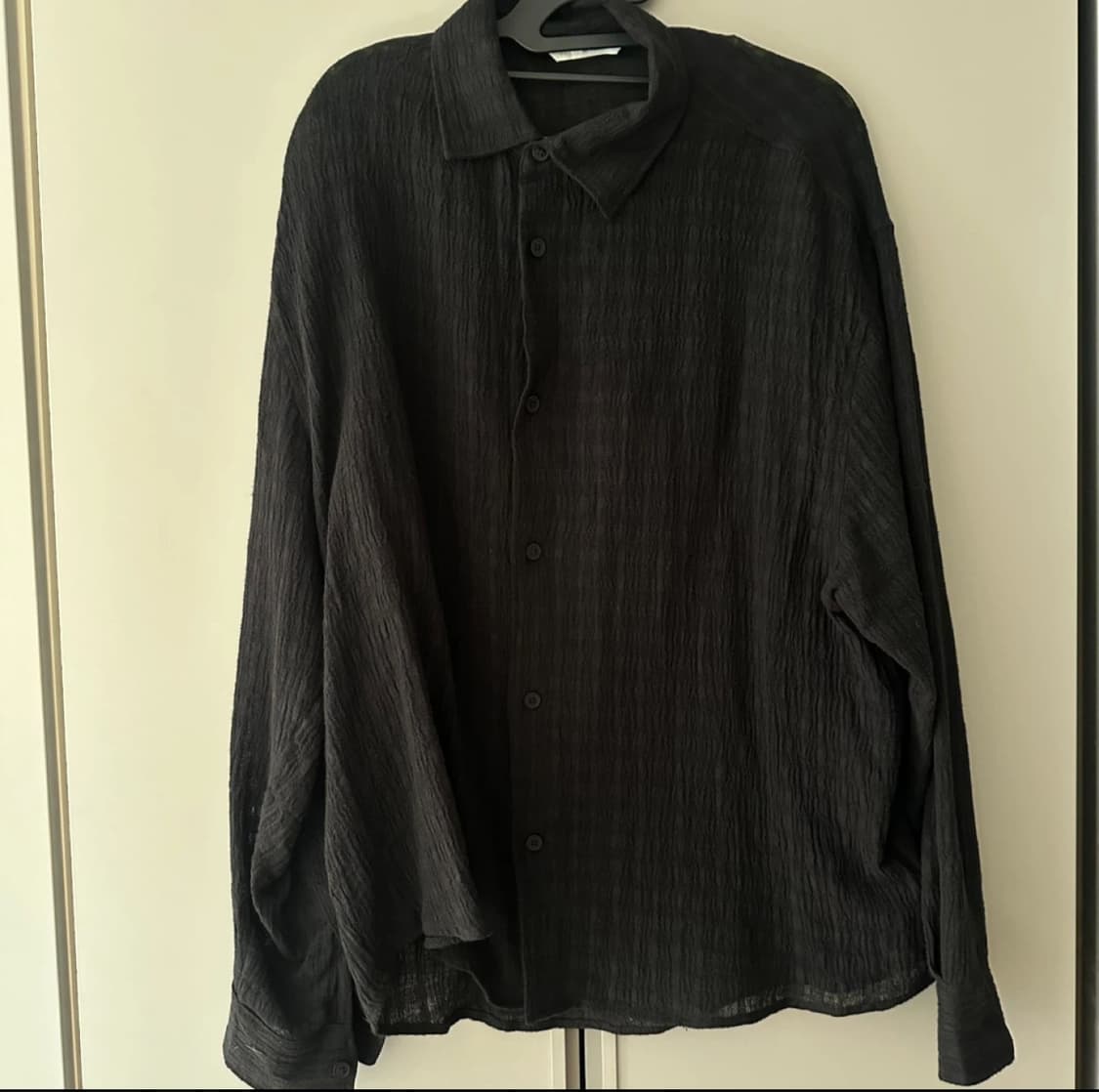 자라 셔츠 블랙 L 상품이미지1