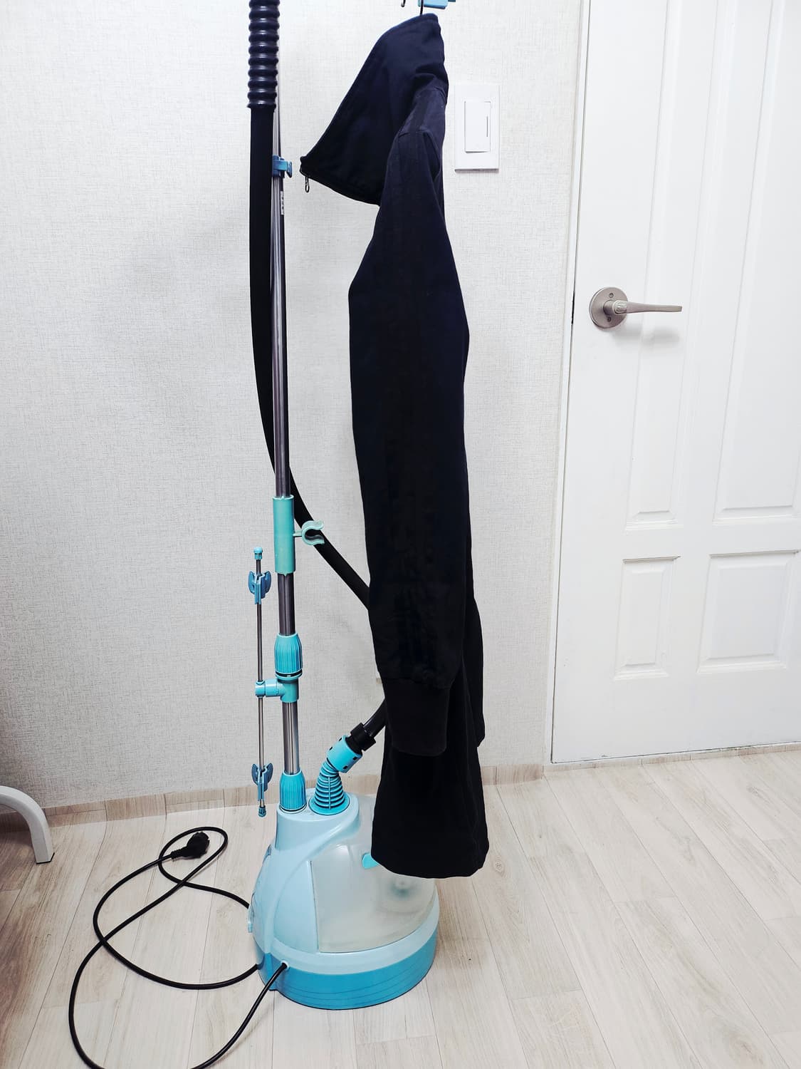 (95)M☆초희귀☆아디다스 유로파드레스 금장자수2중지퍼 [블랙]트랙탑져지 상품이미지4