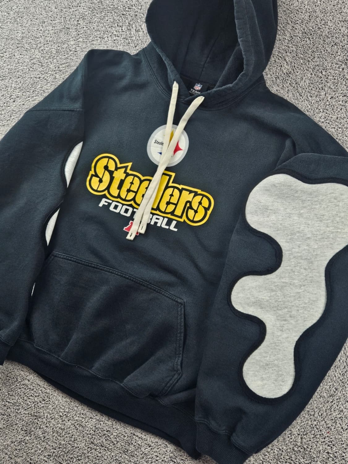 1995 NLF 피츠버그 스틸러스 커스텀 후드 티셔츠(2XL)/11242 상품이미지6