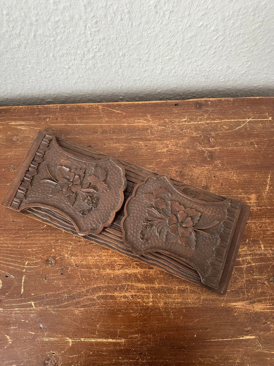 독일)빈티지 꽃 우드 북스텐드 상품이미지3