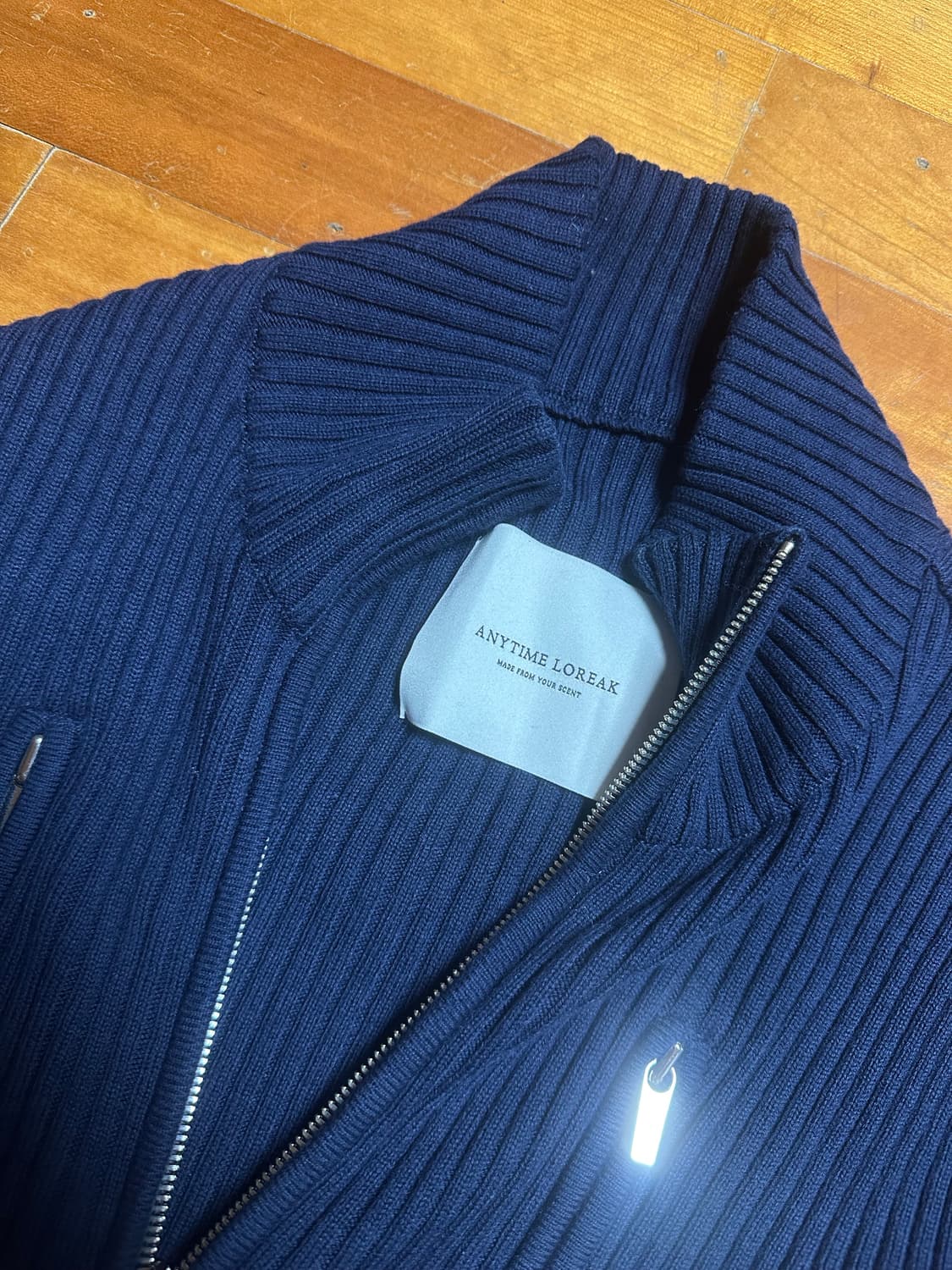 애니타임로릭 가디건 네이비 M 상품이미지3