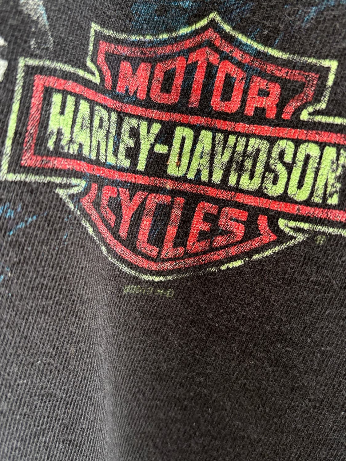 할리데이비슨 빈티지 MAD RIDE 티셔츠 상품이미지3