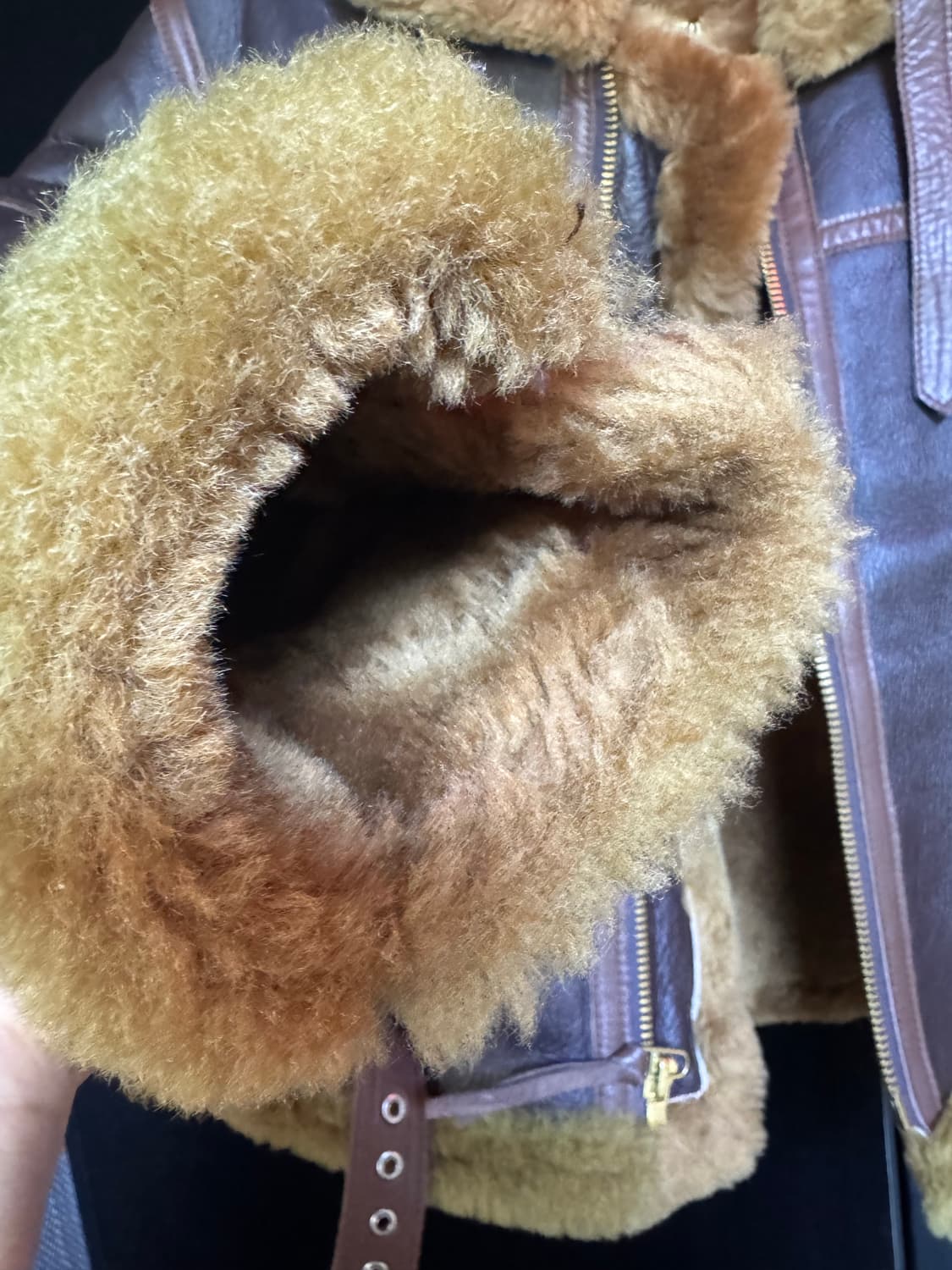 Morgan 무스탕 IRVIN 자켓  / 아비렉스,쇼트,맥코이 계열 상품이미지5