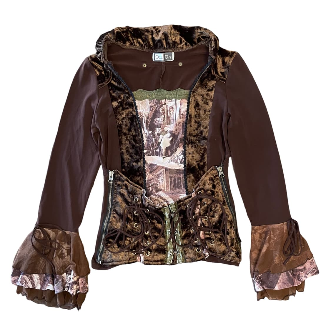 Ozz on 코르셋 블라우스 상품이미지1