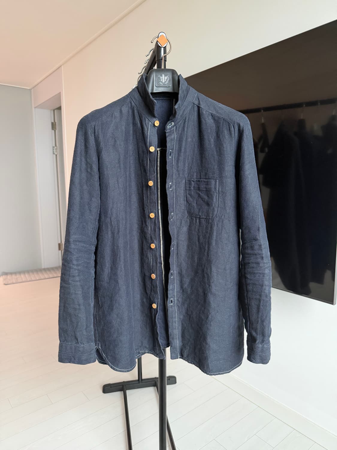 (유일매물) Project by h 홍차염색 인디고 아티잔 셔츠자켓 상품이미지2