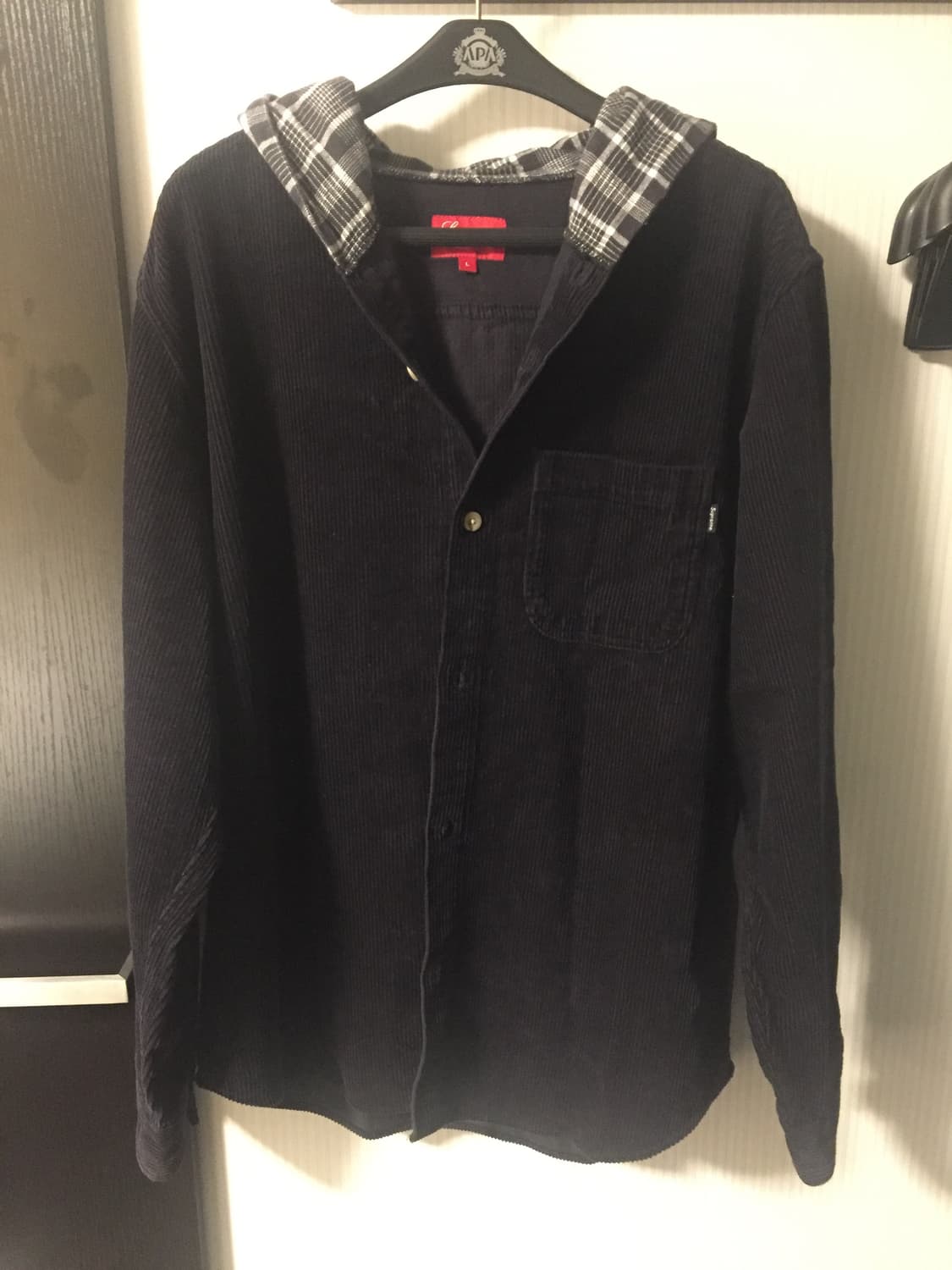 슈프림 코듀로이 후드셔츠 상품이미지1