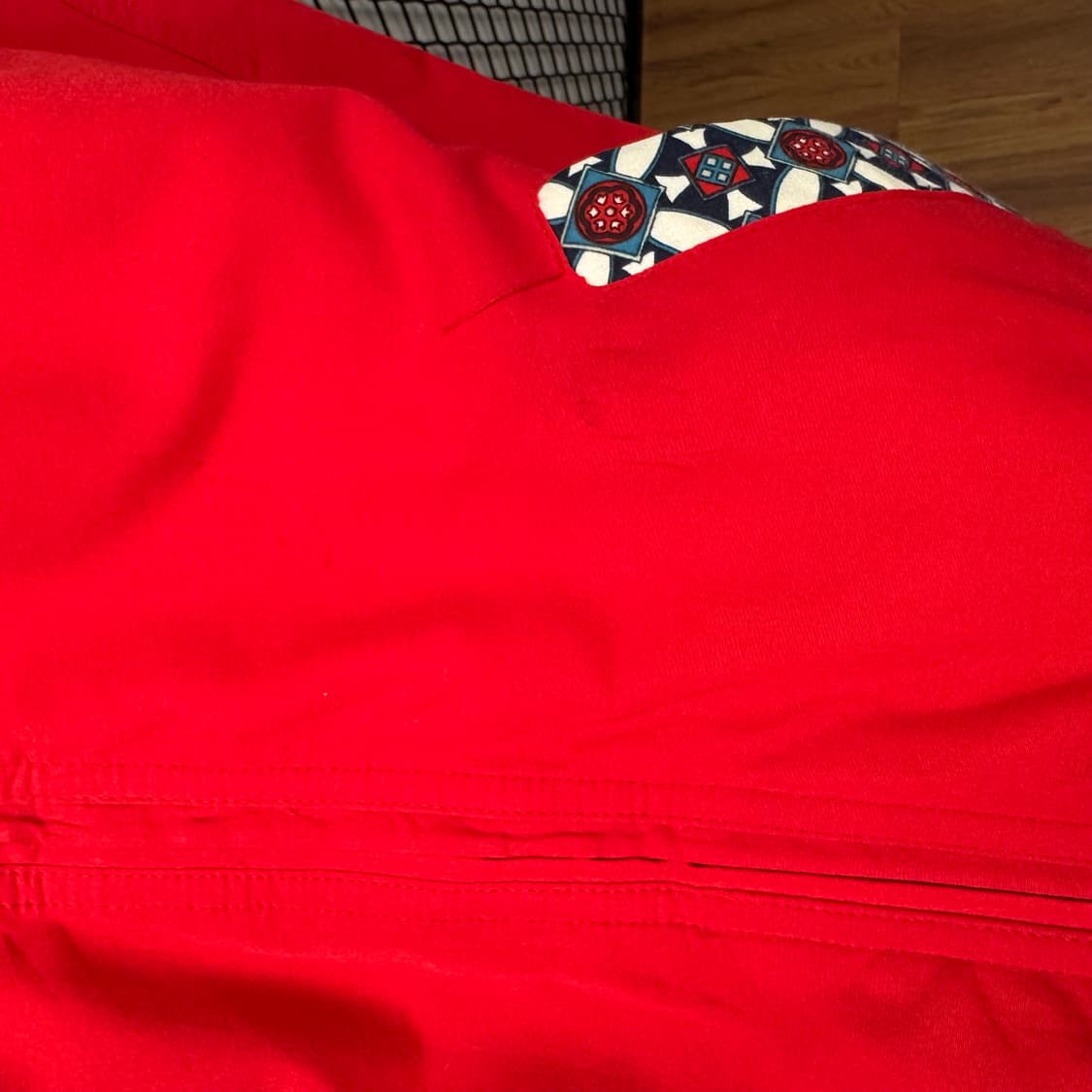 00s 아디다스 올드스쿨 바람막이 사이드 트랙 포인트 네이비 레드 상품이미지7