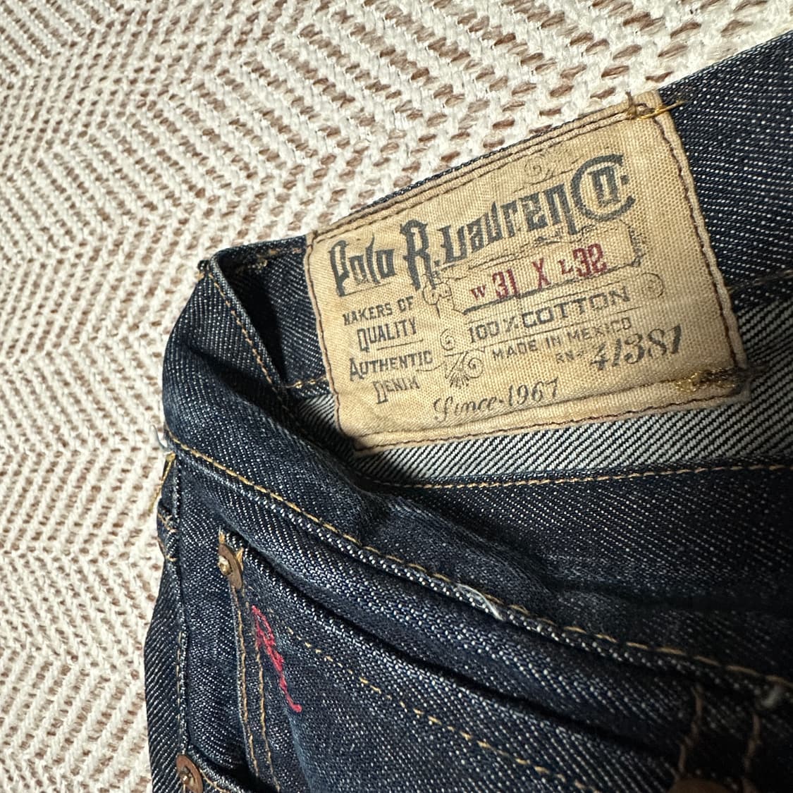 POLO RALPH LAUREN mexico denim pants 상품이미지4