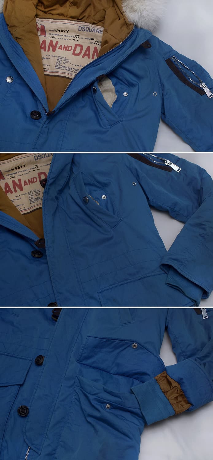 디스퀘어드 몬스터퍼 코튼 캔버스 N3B 야상 롱패딩 (46 / 100+) 상품이미지8