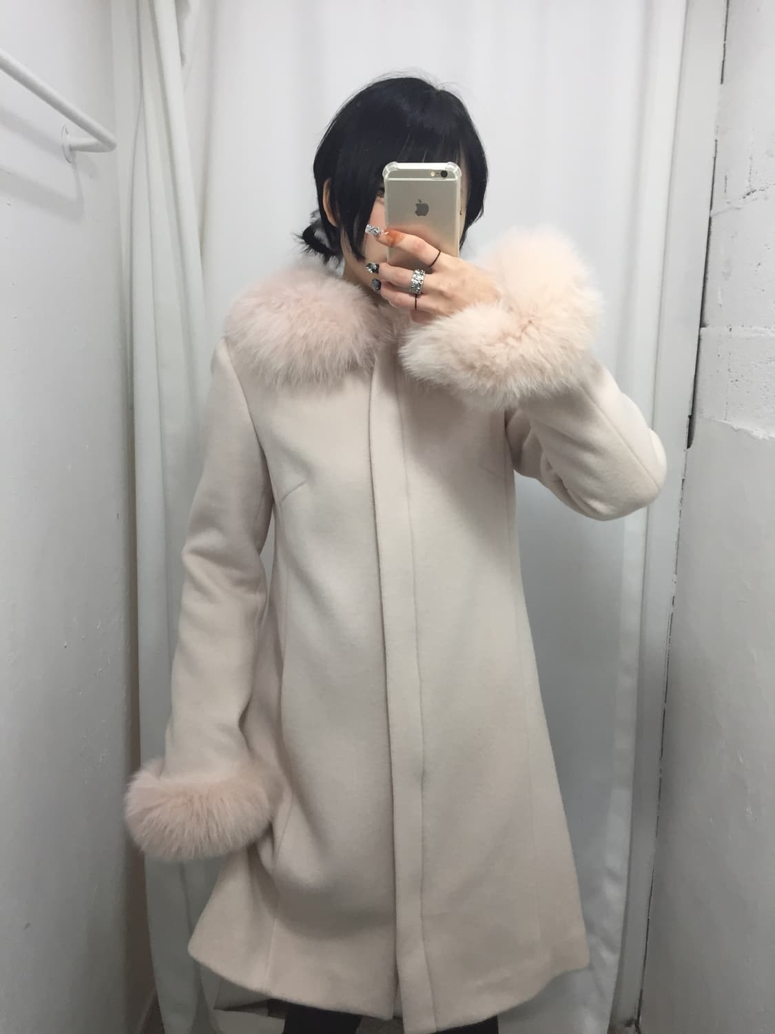 딸기우유 퍼 코트 🍥🩷 상품이미지3