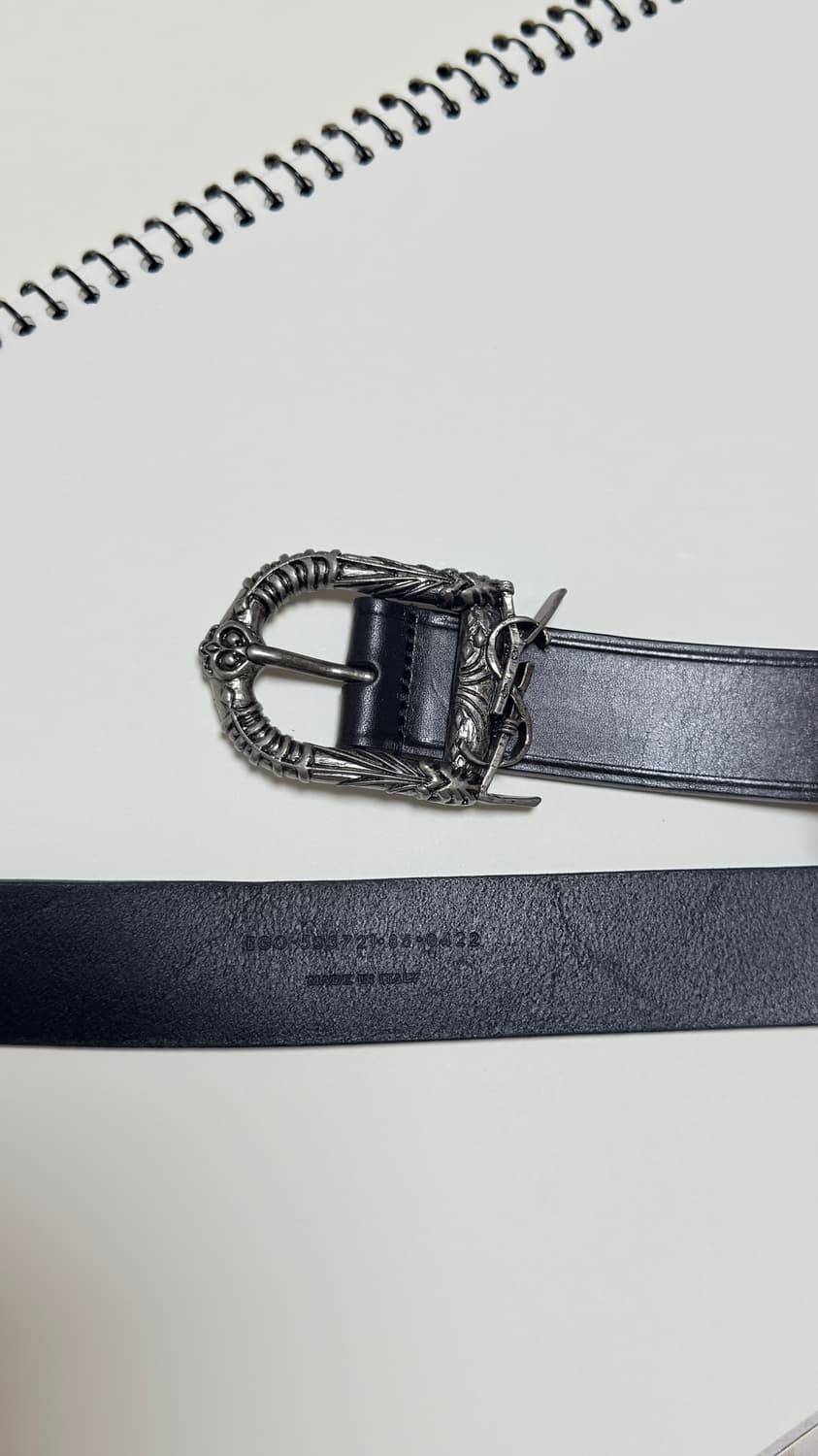 생로랑 셀틱 버클 레더벨트 85 상품이미지1