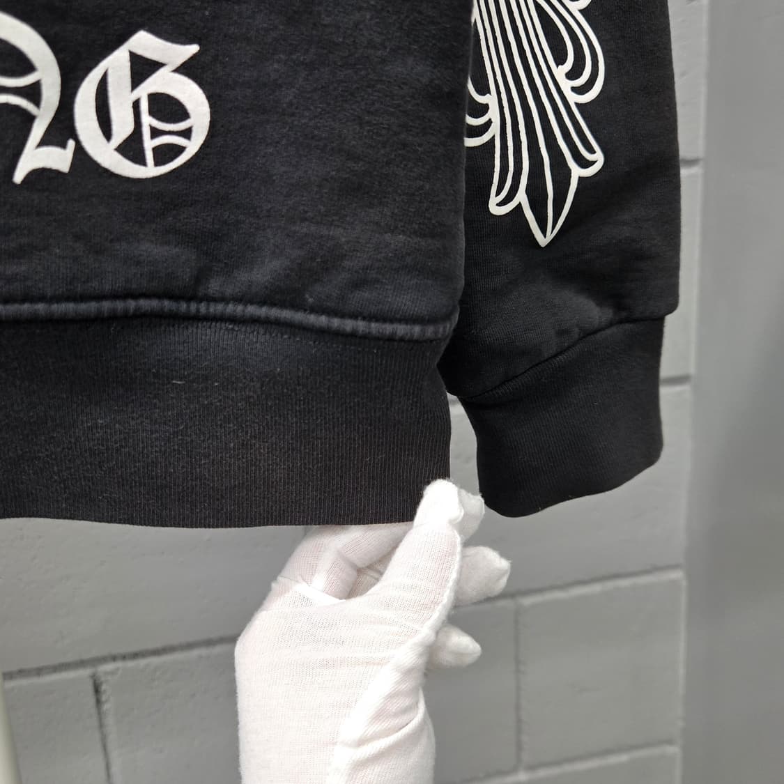 크롬하츠 홀스슈 플로랄 헤비웨이트 후드집업 M 상품이미지7