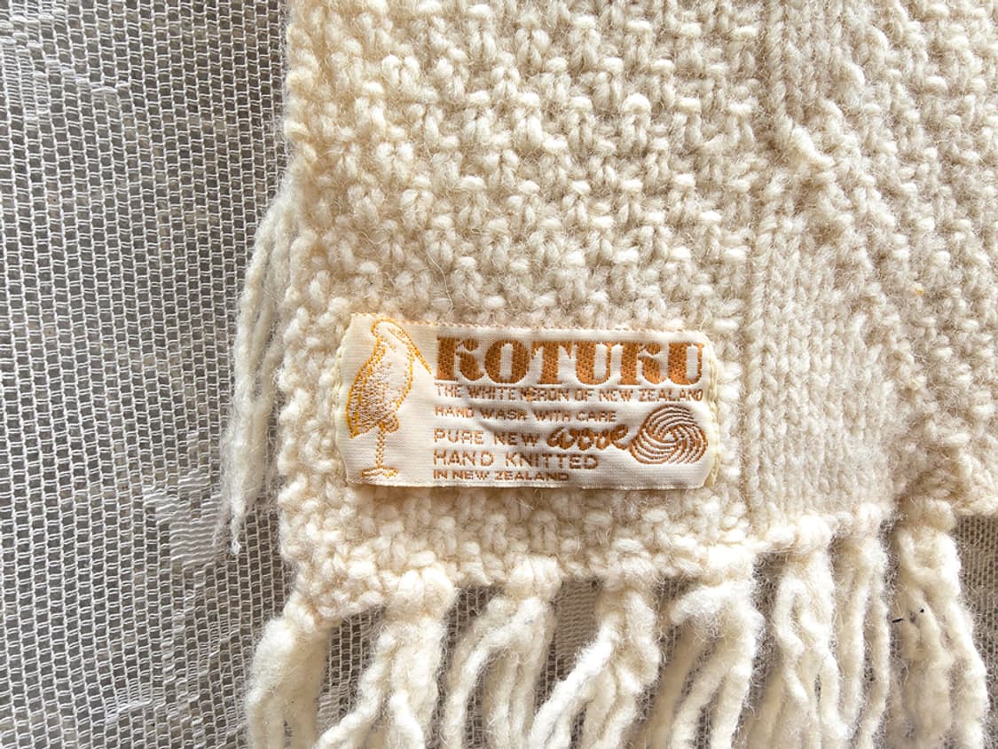 핸드메이드 뉴질랜드 뉴 울 케이블 머플러 상품이미지3