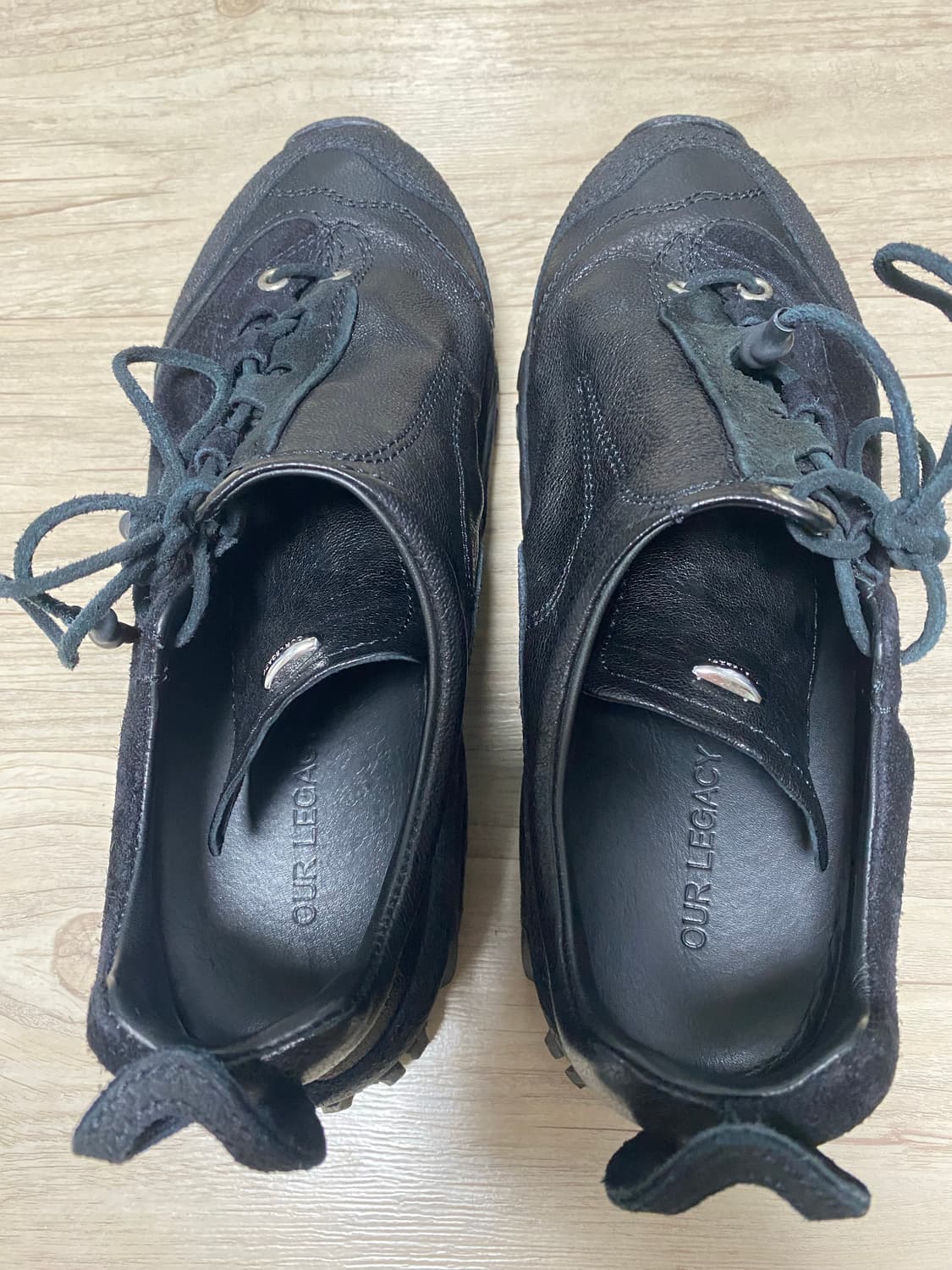 [eu40] 아워레가시 가베 스텔스 블랙 레더 상품이미지4