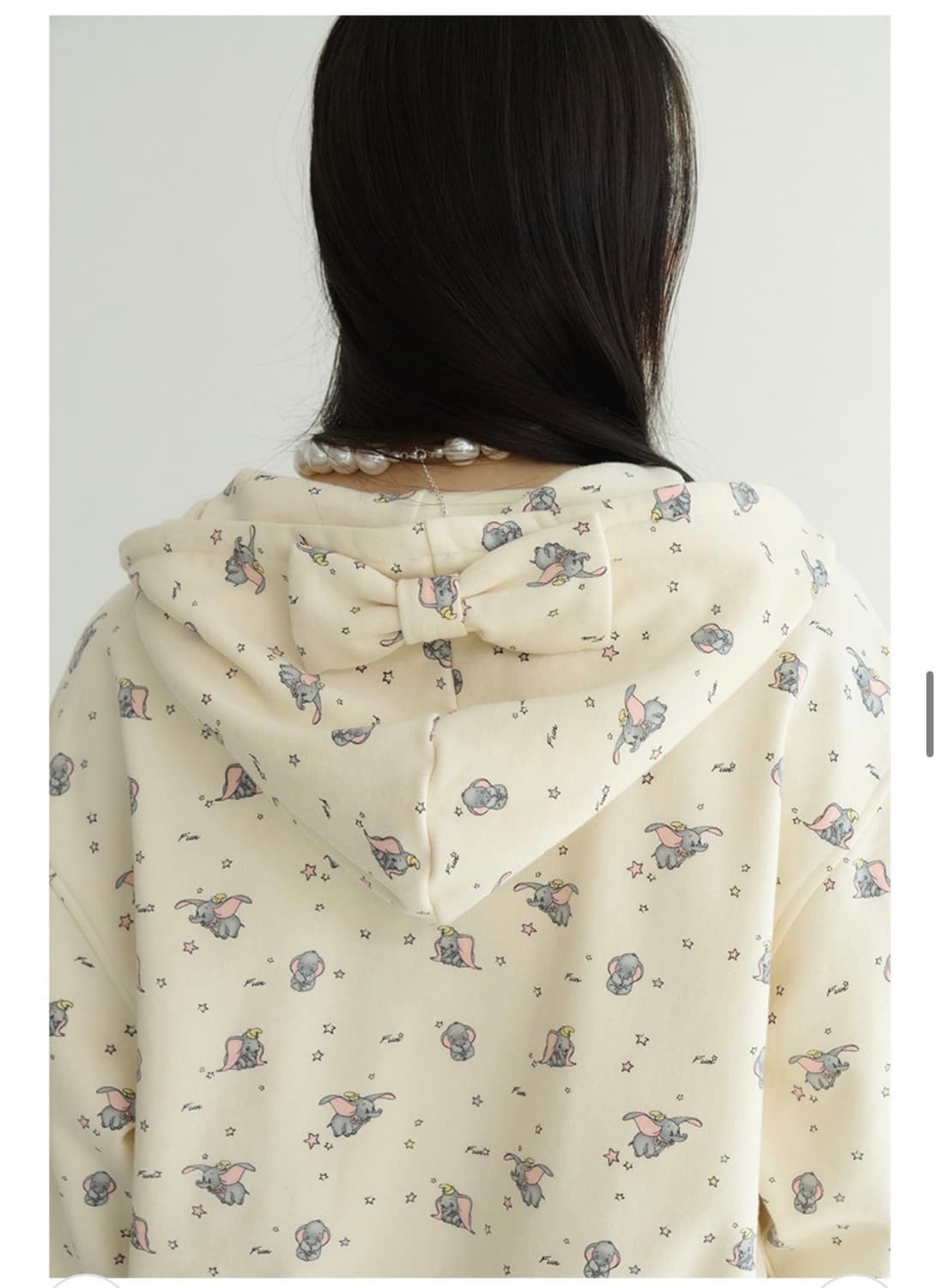 펀프롬펀 덤보 리본 후드 집업 상품이미지3