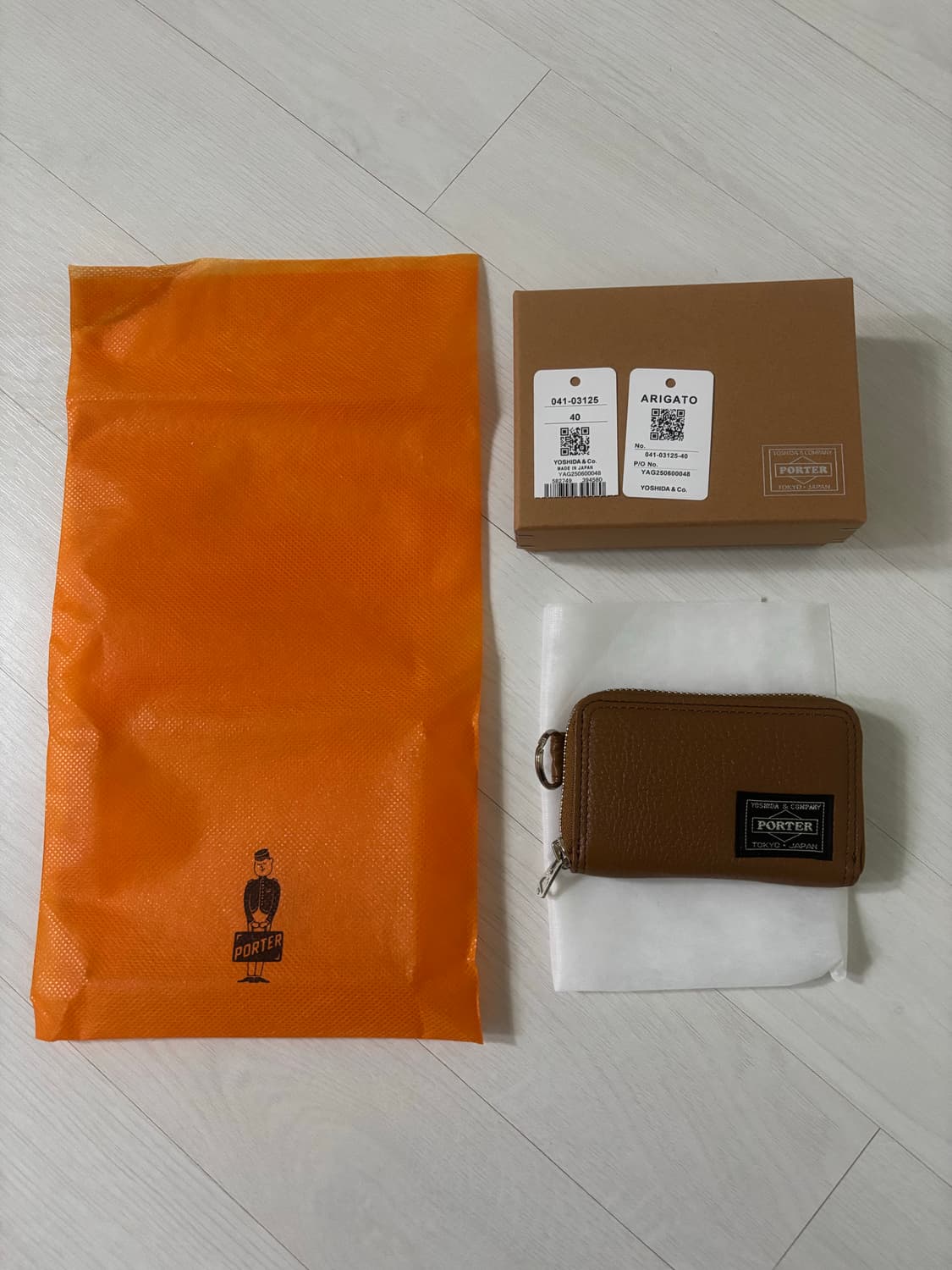 포터 캄 카드 코인 케이스 베이지 상품이미지2