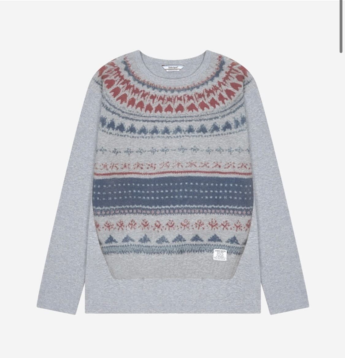 사파리스팟 COUNTRY FAKE COWICHAN L/S (GRAY) 상품이미지1