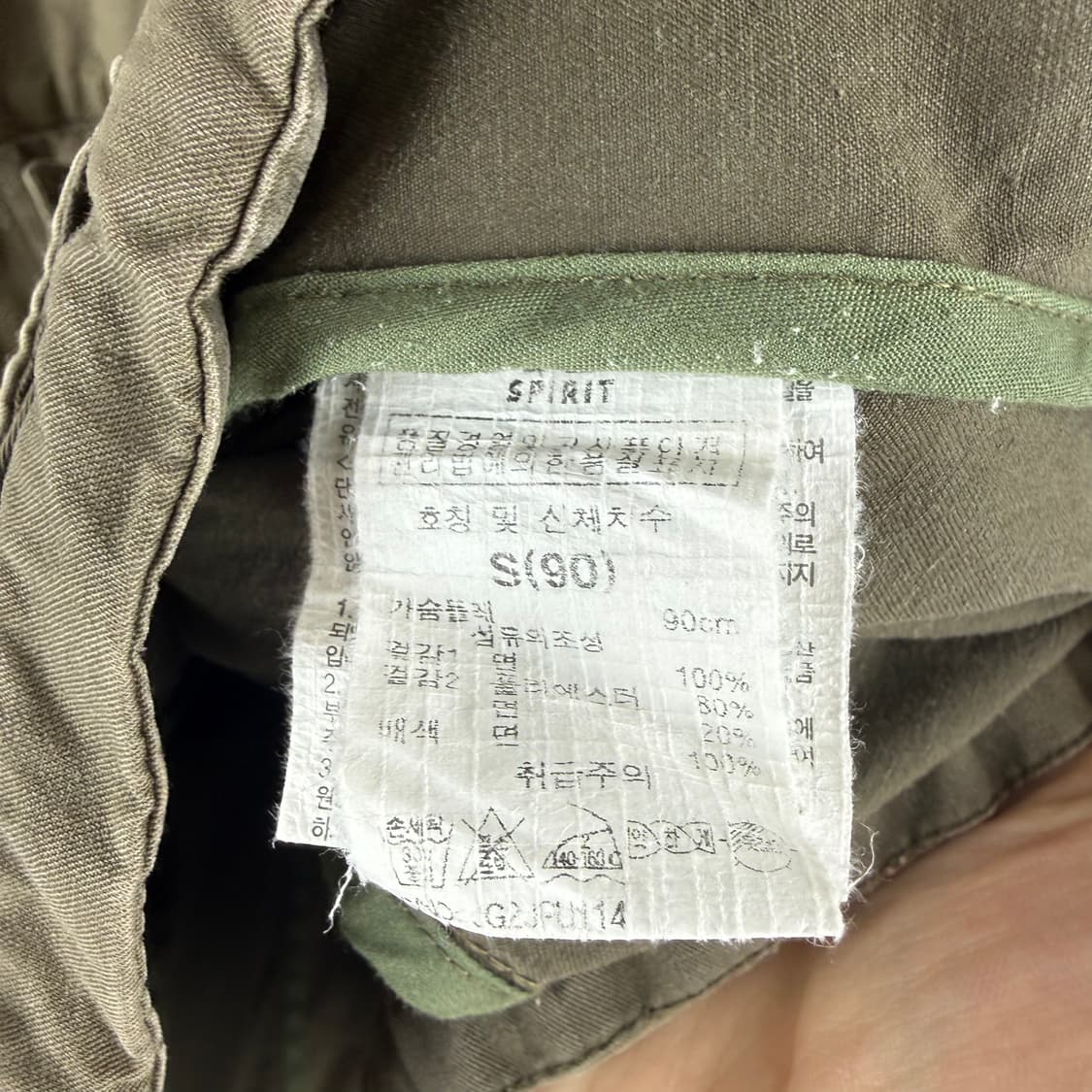 S) 지프 올드스쿨 사파리 헌팅 자켓 상품이미지5