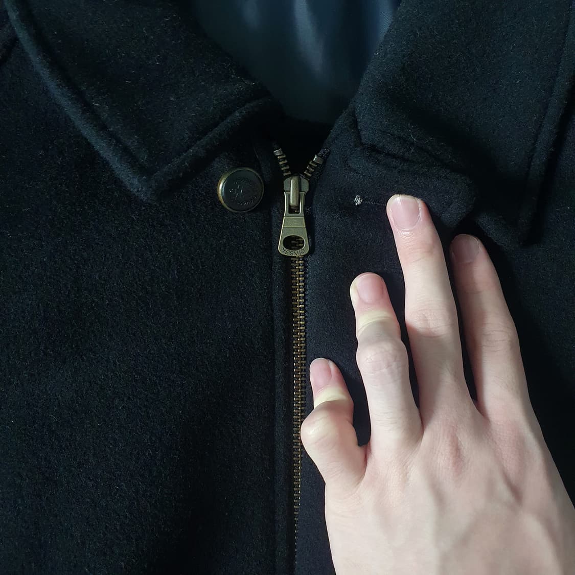 빈티지 울 봄버 자켓 | 빈티지 울 블루종 | 일본 | L 상품이미지5