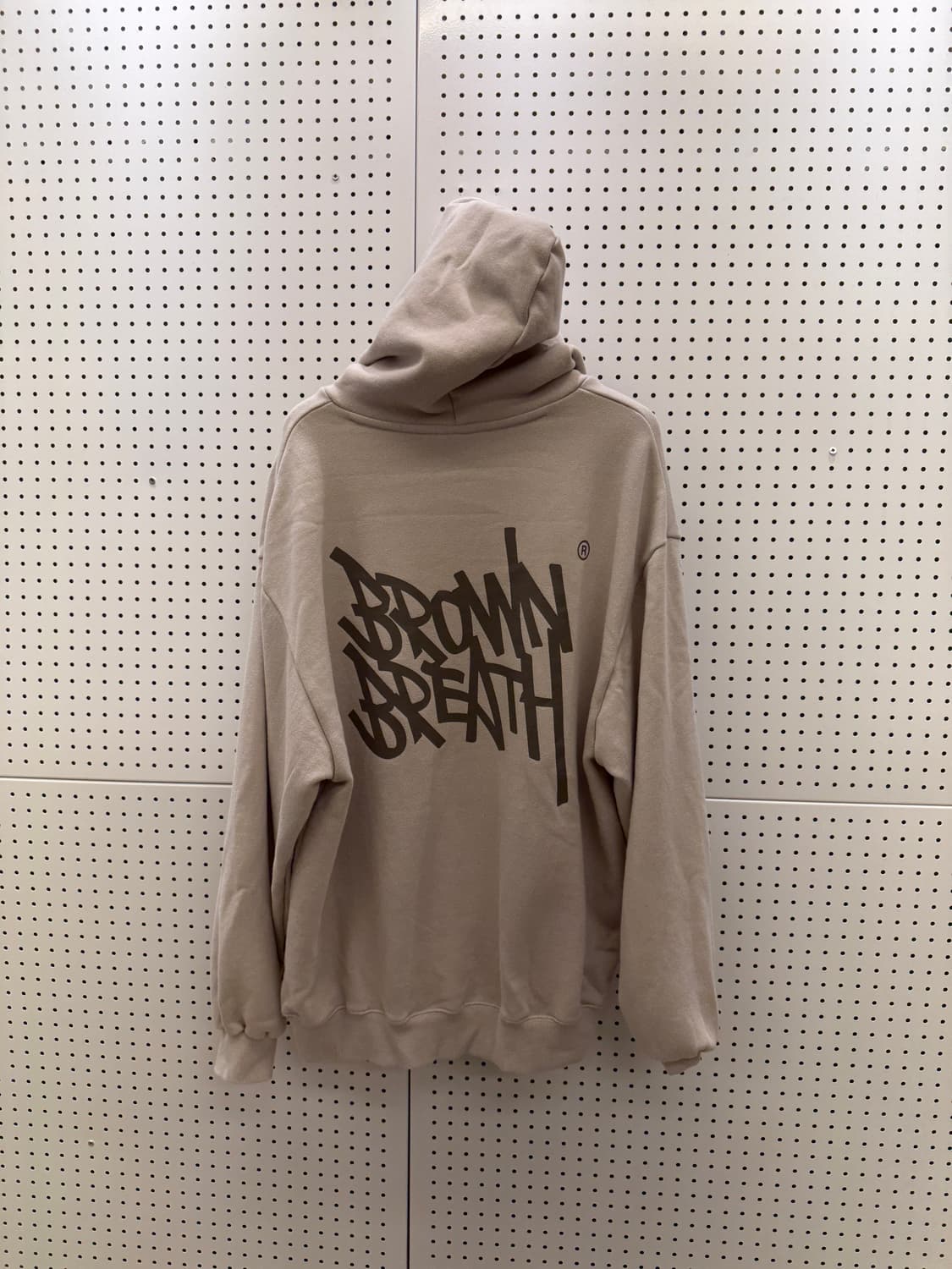 브라운브레스 빅로고 박시핏 후드티 U1385 상품이미지3