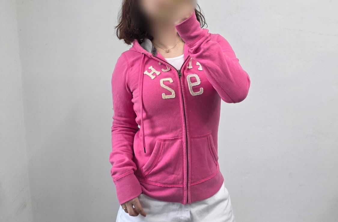 [프립]아베크롬비 후드집업(핫핑크) 상품이미지2