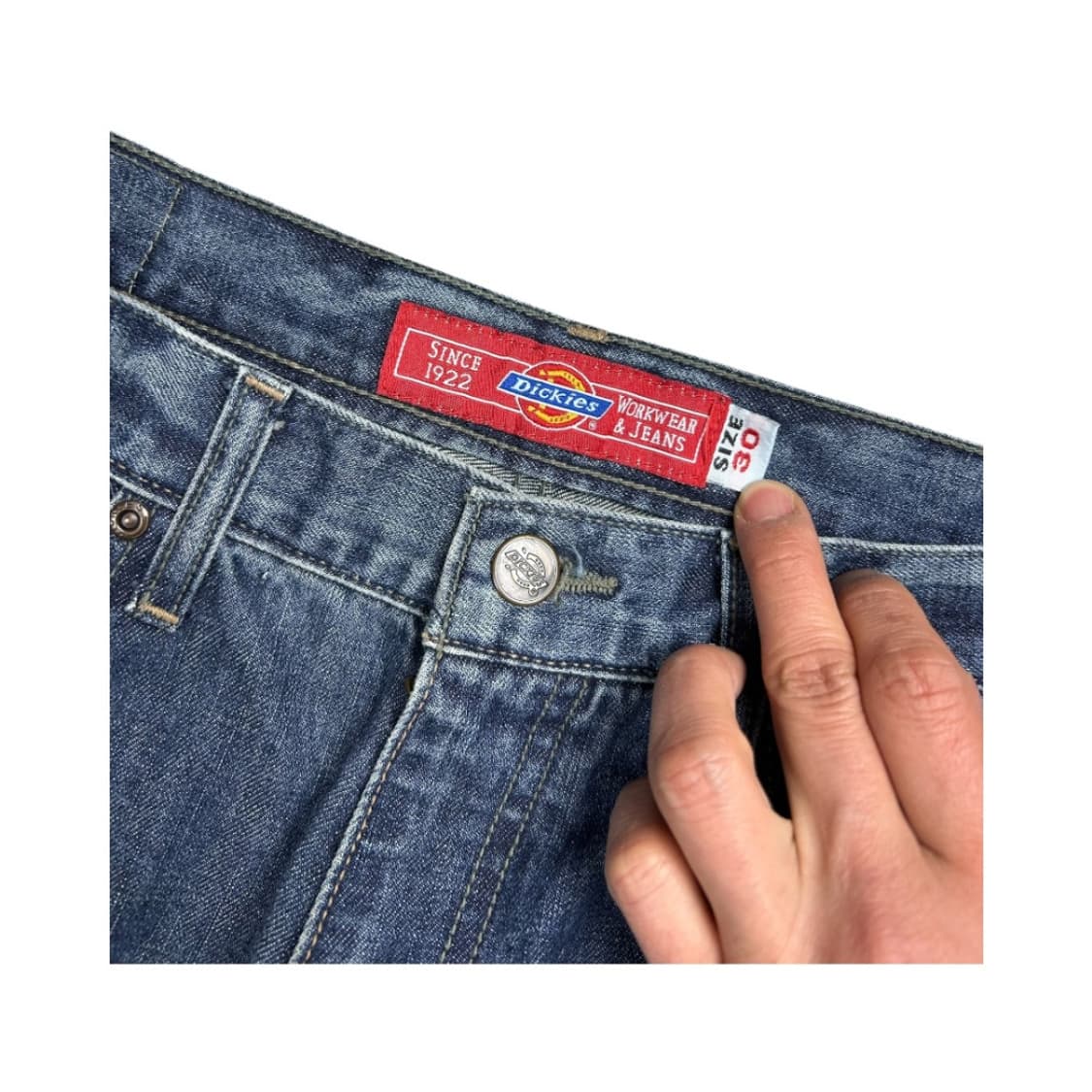 M) 디키즈 블루 페이드 스트레이트 데님팬츠 BD-044 상품이미지4