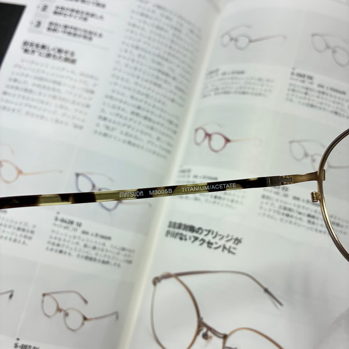 MATSUDA 마츠다 원형 골드 티타늄 일본 안경 상품이미지8
