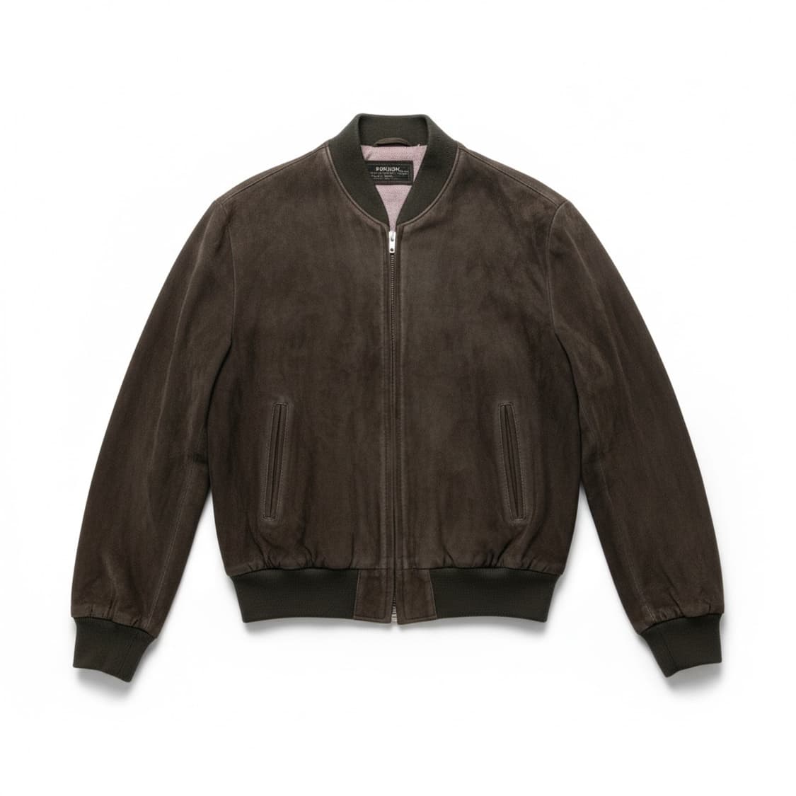 리차드 스웨이드 봄버 자켓 브라운 상품이미지1
