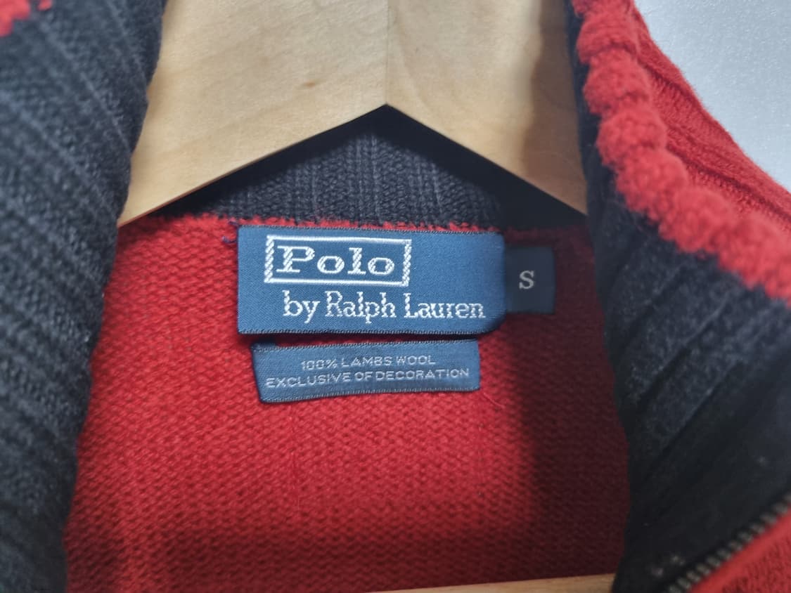 남성 POLO 폴로 랄프로렌 빅포니 스위스 램스 울 WOOL 니트 집업 상품이미지8