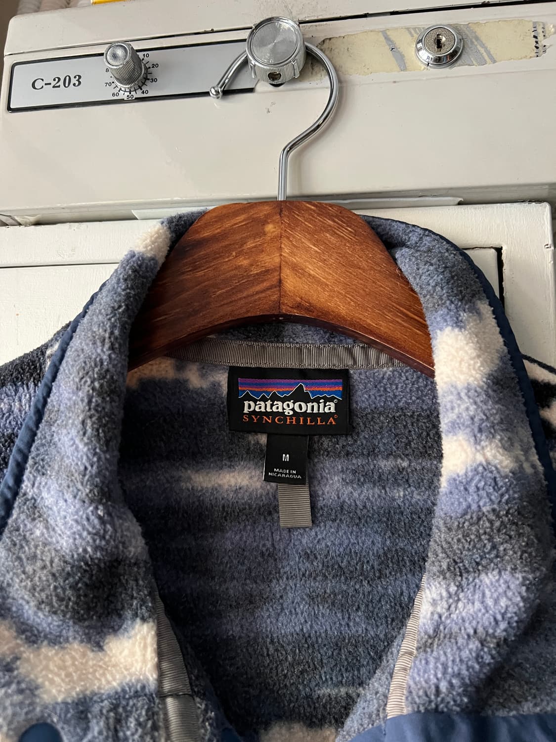 [M]파타고니아 신칠라 나바호 패턴 플리스 풀오버 스웻셔츠 상품이미지2