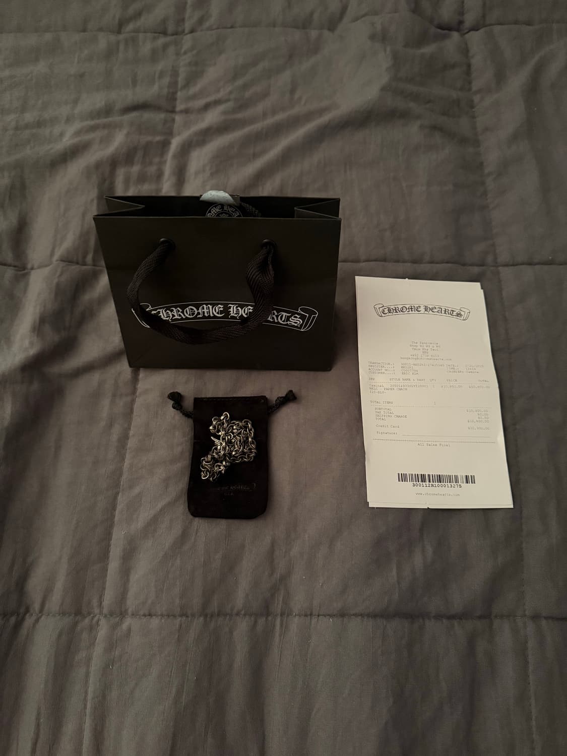 크롬하츠 페이퍼체인 20인치 상품이미지3