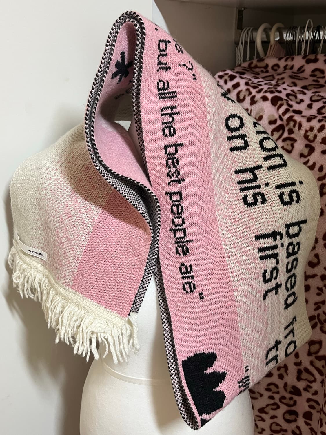 베니조프로덕트 머플러 뉴 메세지 머플러 VENYJOPRODUCT 상품이미지1