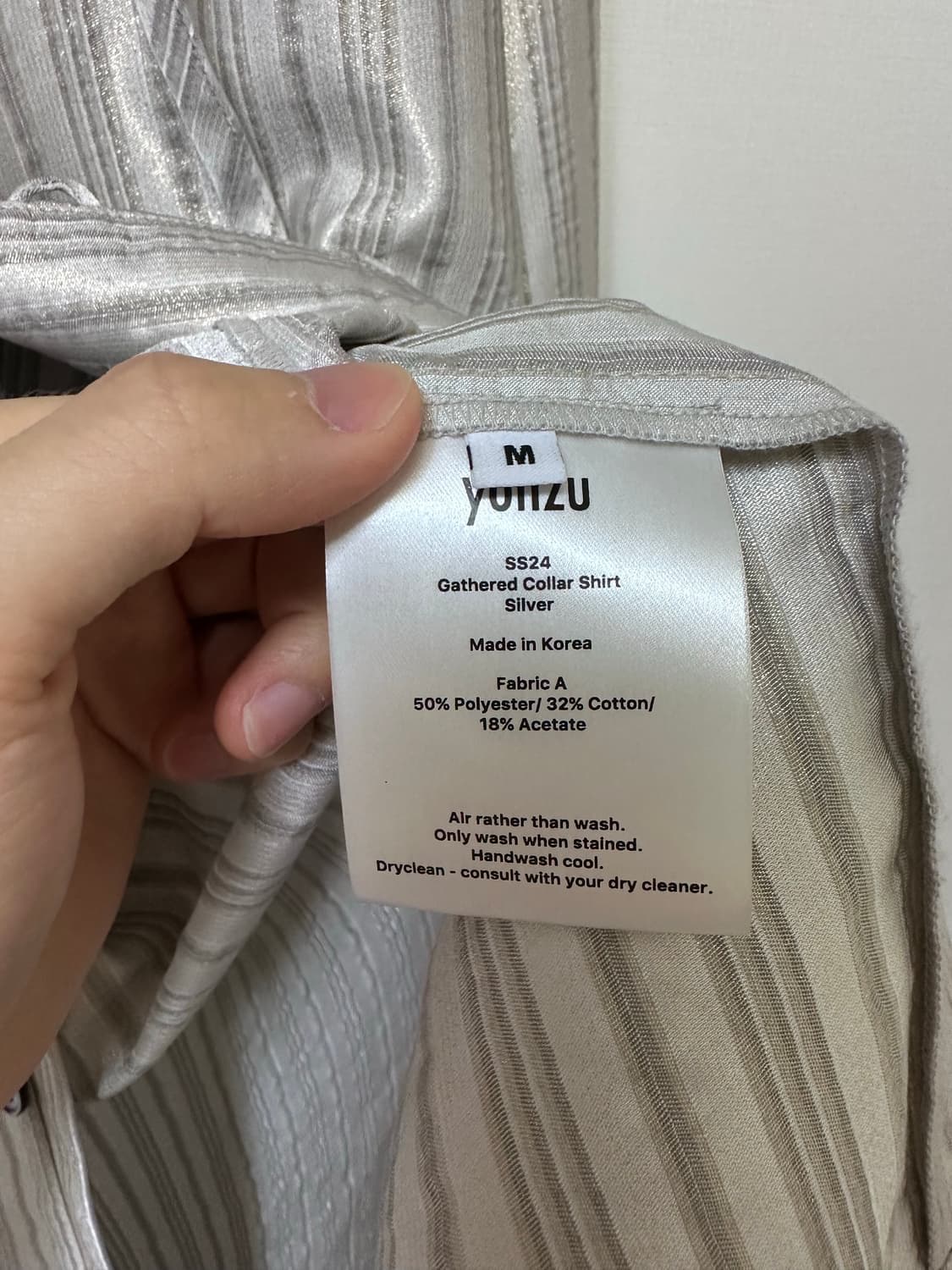 Yonzu gathered collar shirt 상품이미지3