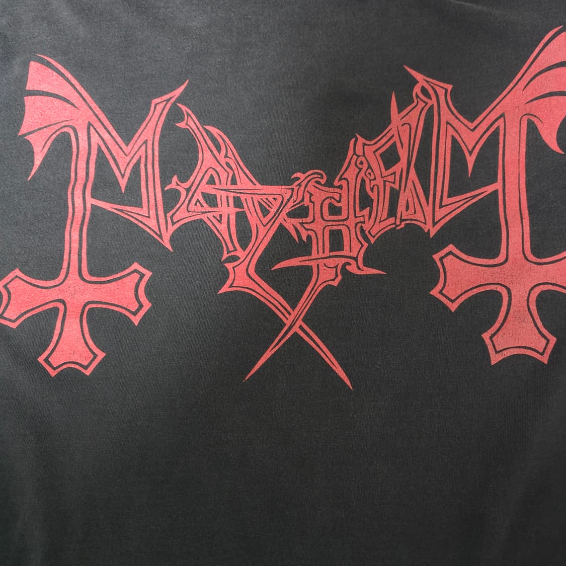 [L] 00s 메이햄 MAYHEM 빈티지 밴드티 상품이미지3