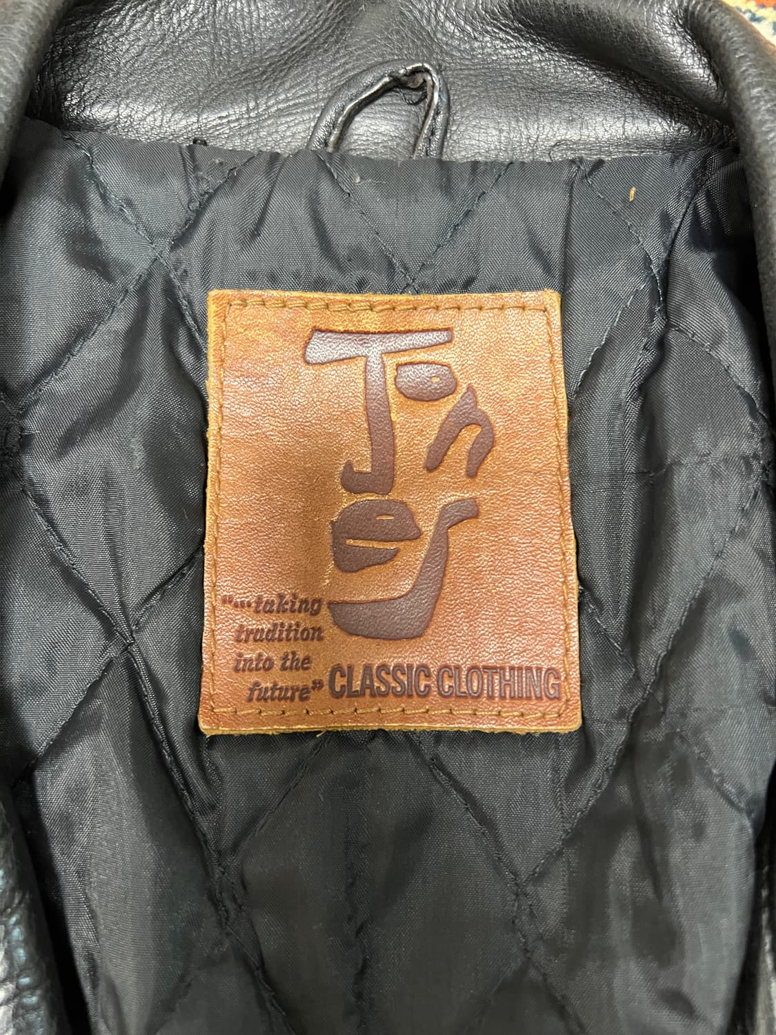 [L] 빈티지 소가죽 더블 라이더 자켓 블랙 상품이미지3