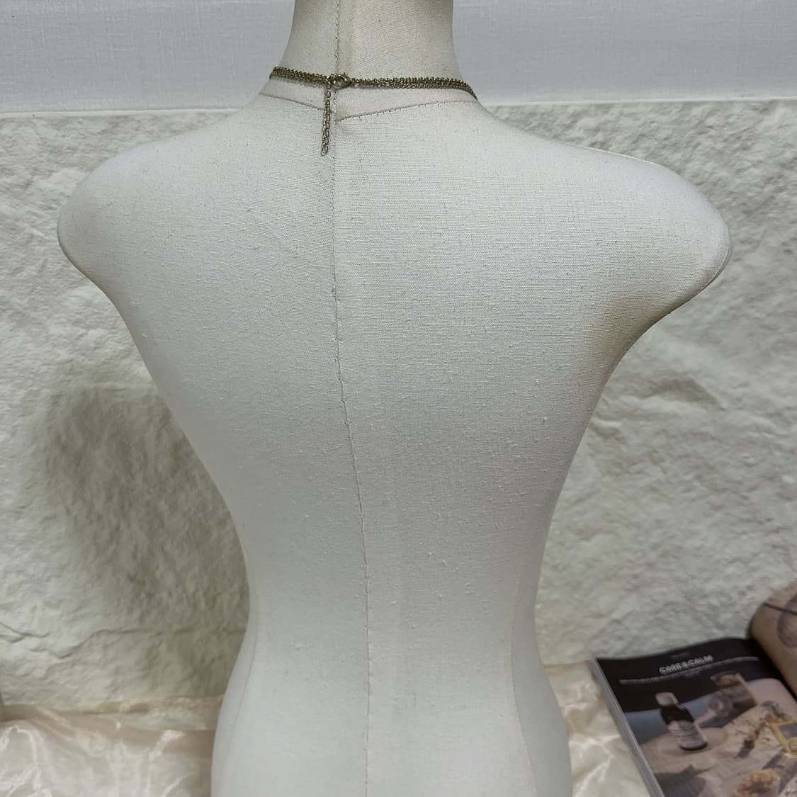 빈티지  3층 레이어드 오리엔탈 해머링 링 목걸이 상품이미지3