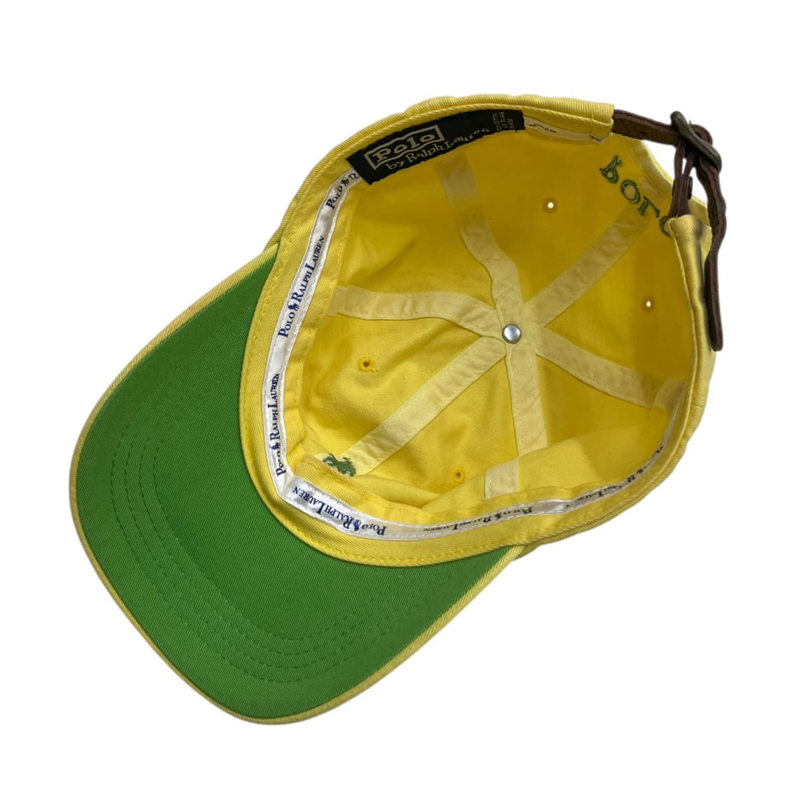 폴로 랄프로렌 그린포니 옐로우 볼캡 상품이미지7