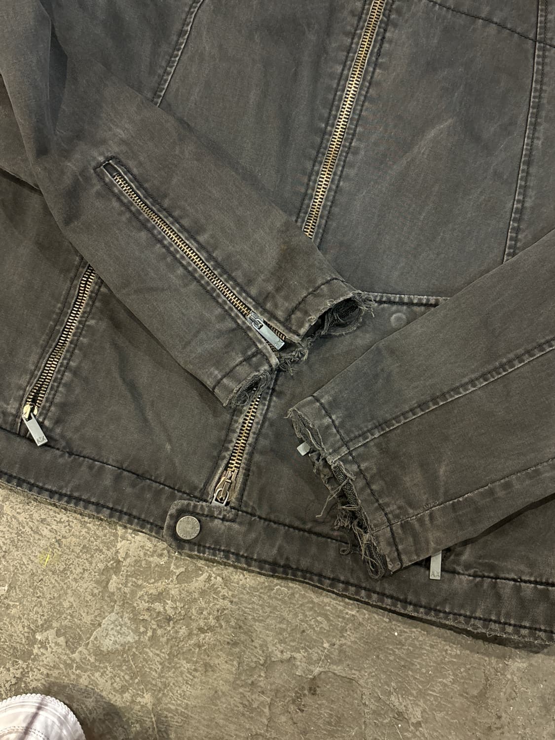 AX 알마니 익스체인지 블랙 라이더 자켓 상품이미지9