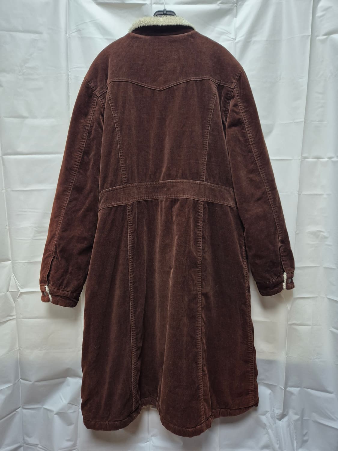 폴로 코듀로이 양털 롱코트 상품이미지5